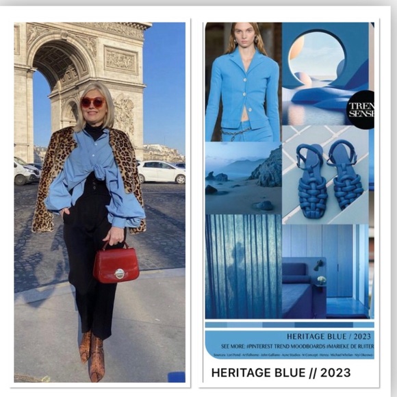 Lantern sleeve elegant top (NWT) - Picture 7 of 11